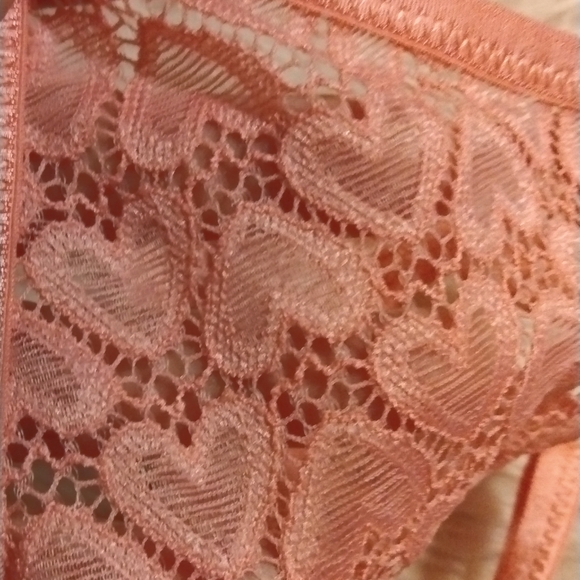 NWT Free People Intimately Kelly Bra and Panty Set in Pink Ruby - Picture 5 of 6